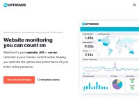 Desktop screenshot for uptrends.com