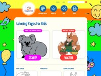 Desktop screenshot for coloring-for-kids.com