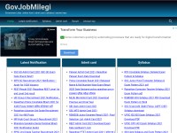 Desktop screenshot for govjobmilegi.com
