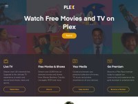 Desktop screenshot for plex.tv