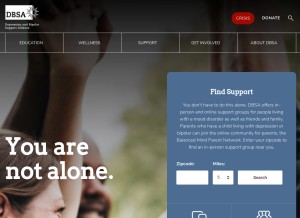 How dbsalliance.org looks like on a tablet such as an iPad.