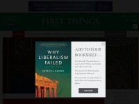 Desktop screenshot for firstthings.com