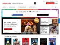 Desktop screenshot for kobo.com