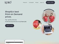 Desktop screenshot for spod.com