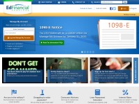 Desktop screenshot for edfinancial.com