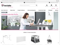 Desktop screenshot for tectake.de