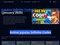 Desktop screenshot for jujutsuinfinitecodes.org