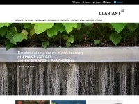 Desktop screenshot for clariant.com