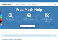 Desktop screenshot for mathhomeworkanswers.org
