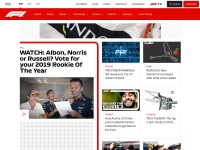 Desktop screenshot for formula1.com
