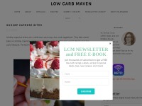 Desktop screenshot for lowcarbmaven.com