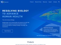 Desktop screenshot for 10xgenomics.com