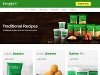 Desktop screenshot for janakifoods.com