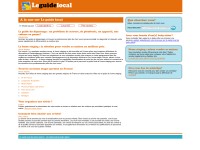 Desktop screenshot for leguidelocal.fr