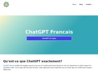 Desktop screenshot for chatgptfrancais.org