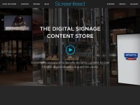 Desktop screenshot for screenfeed.com