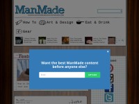 Desktop screenshot for manmadediy.com