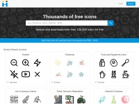 Desktop screenshot for icon-icons.com
