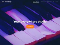 Desktop screenshot for soundtrap.com