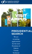 How dctc.edu looks like on a mobile device such as an iPhone.