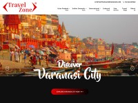 Desktop screenshot for travelzonevaranasi.com