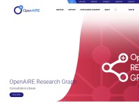 Desktop screenshot for openaire.eu