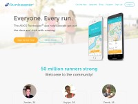 Desktop screenshot for runkeeper.com