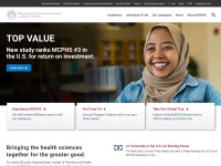 Desktop screenshot for mcphs.edu