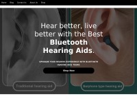 Desktop screenshot for bluetoothhearingaids.store