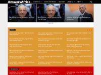 Desktop screenshot for answersafrica.com