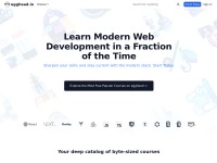 Desktop screenshot for egghead.io