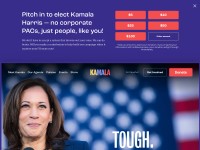 Desktop screenshot for kamalaharris.org