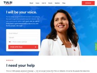 Desktop screenshot for tulsi2020.com