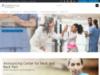 Desktop screenshot for prohealthcare.com