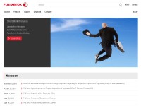 Desktop screenshot for fujixerox.com