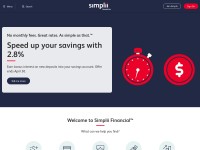 Desktop screenshot for simplii.com