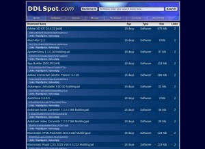 How ddlspot.com looks like on a tablet such as an iPad.