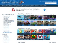 Desktop screenshot for gamesfreak.net