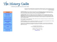 Desktop screenshot for historyguide.org