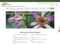 Desktop screenshot for plantdelights.com