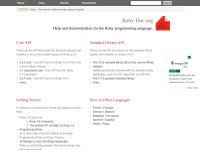 Desktop screenshot for ruby-doc.org