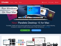 Desktop screenshot for parallels.com