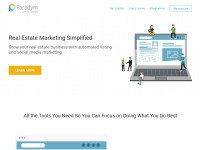 Desktop screenshot for paradym.com