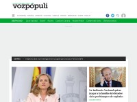 Desktop screenshot for vozpopuli.com