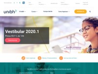 Desktop screenshot for unibh.br