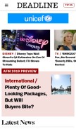 How deadline.com looks like on a mobile device such as an iPhone.