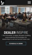 How dealerinspire.com looks like on a mobile device such as an iPhone.