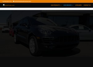 How dealervision.com looks like on a tablet such as an iPad.