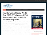 Desktop screenshot for rwcupdates.com