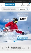 How decathlon.pl looks like on a mobile device such as an iPhone.
